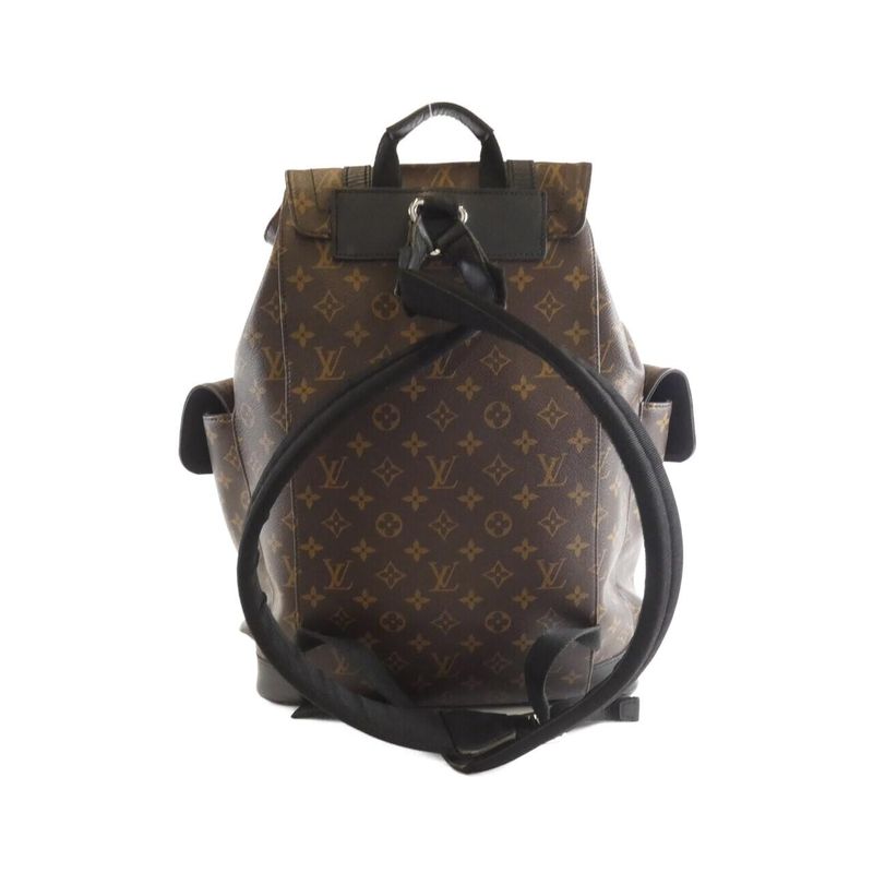 Louis Vuitton Monogram Macassar Christopher MM M43735 Backpack Sac