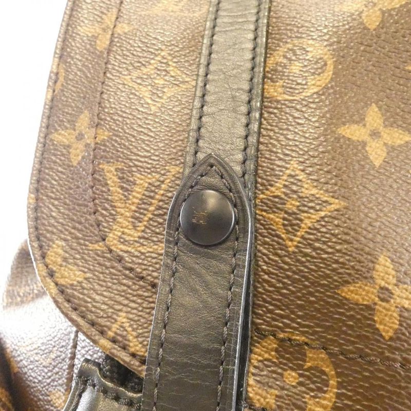 Louis Vuitton Monogram Macassar Christopher MM M43735 Backpack Sac