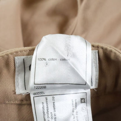 Chanel 01AW Tapered Color Pants Beige P18528v10604 Women's