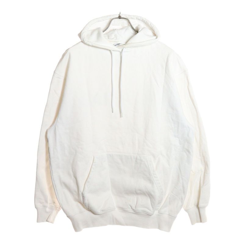 Balenciaga Back Logo Oversized Pullover Parka Hoodie Parka White 556113 Tav37