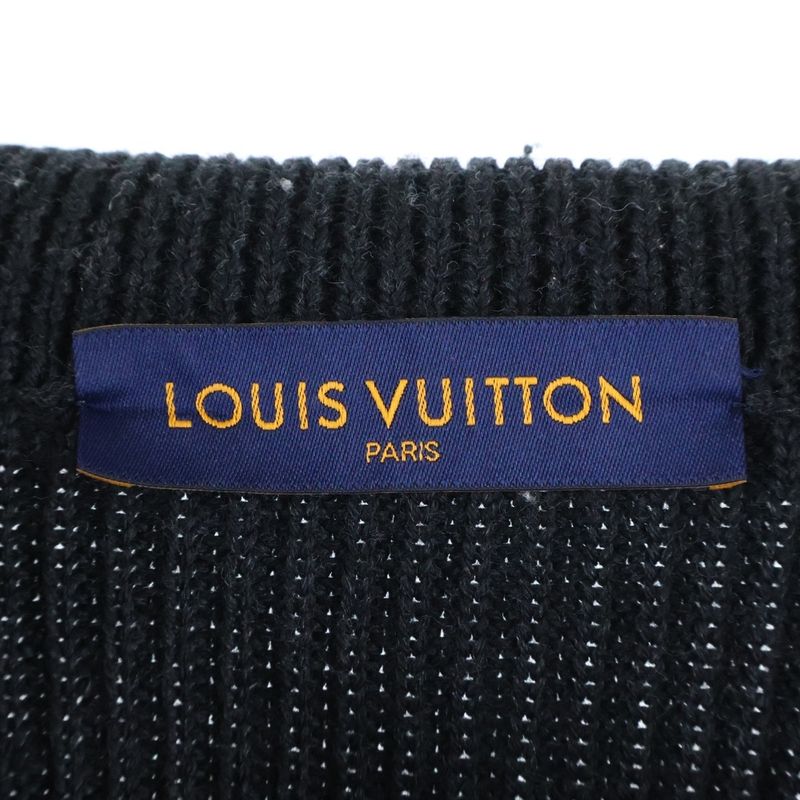 Louis Vuitton 22SS Signature Half-zip Knit Sweater Rm221m ZLL Hmn10w Signature