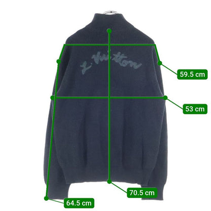 Louis Vuitton 22SS Signature Half-zip Knit Sweater Rm221m ZLL Hmn10w Signature