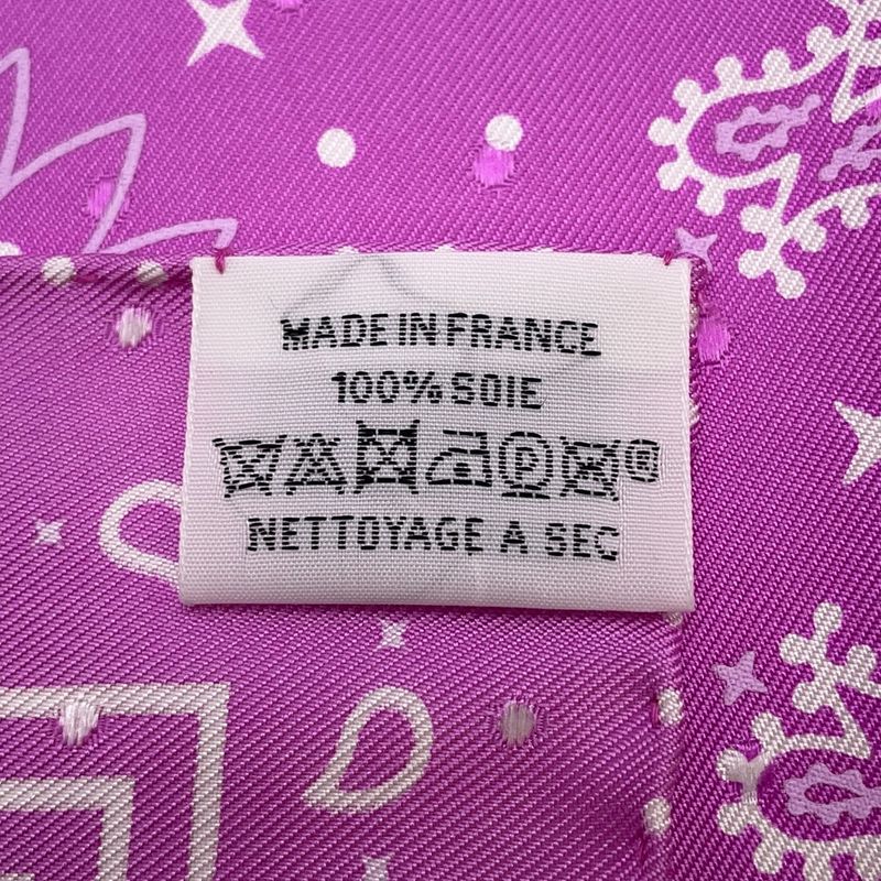 Hermes Scarf Carre 55 les Cles Bandana Silk Dot