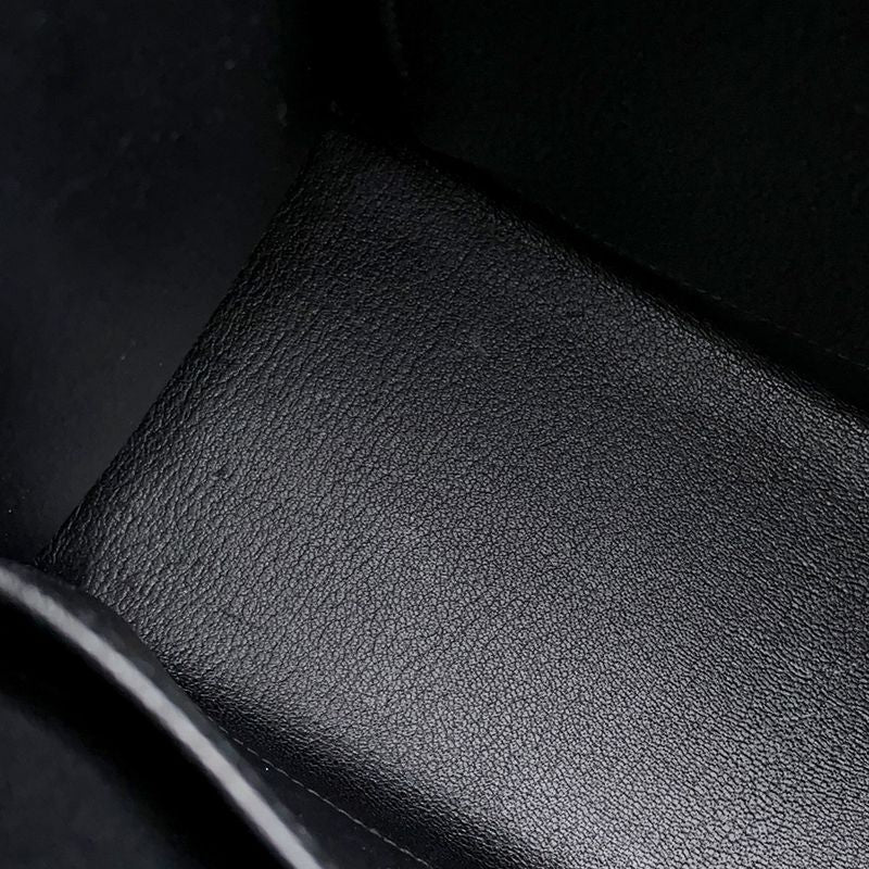 Hermes Handbag Kelly 28 Sellier Black Gold Epsom 2-Way