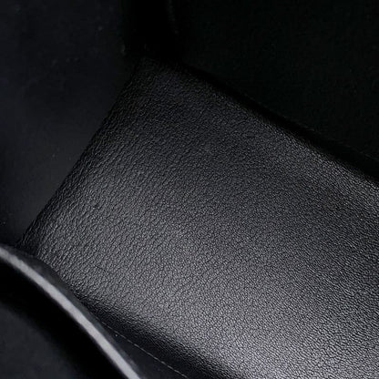 Hermes Handbag Kelly 28 Sellier Black Gold Epsom 2-Way