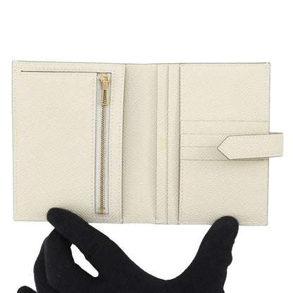 Hermes Bifold Wallet Bearn Compact Cles Gold Epsom