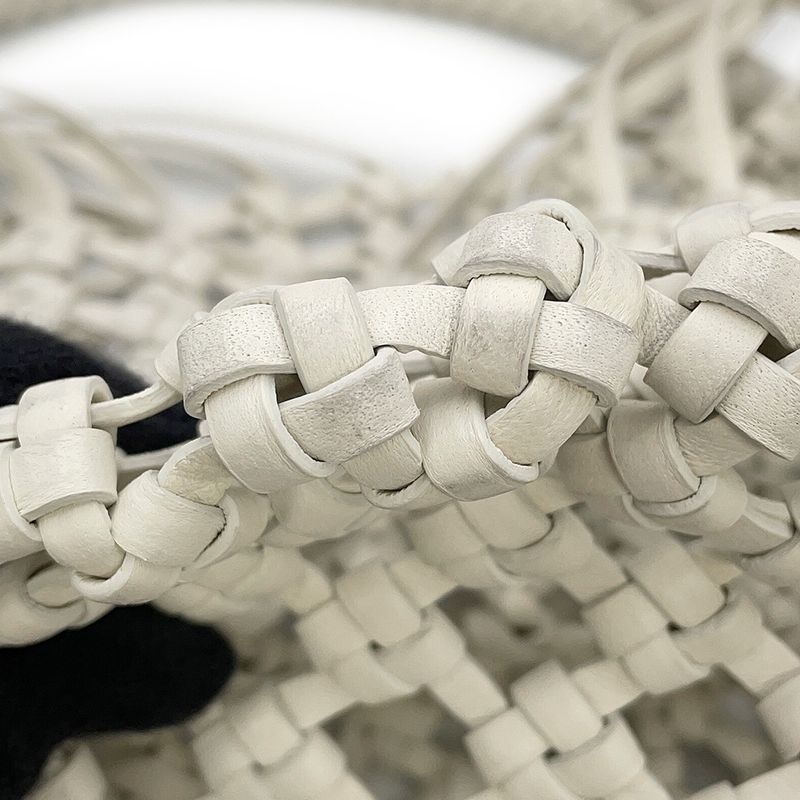 Bottega Veneta Tote Cavallino White