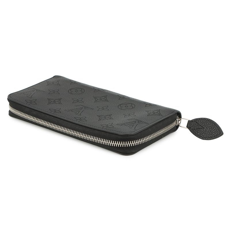 Louis Vuitton Wallet Monogram Mahina Zippy Noir Black