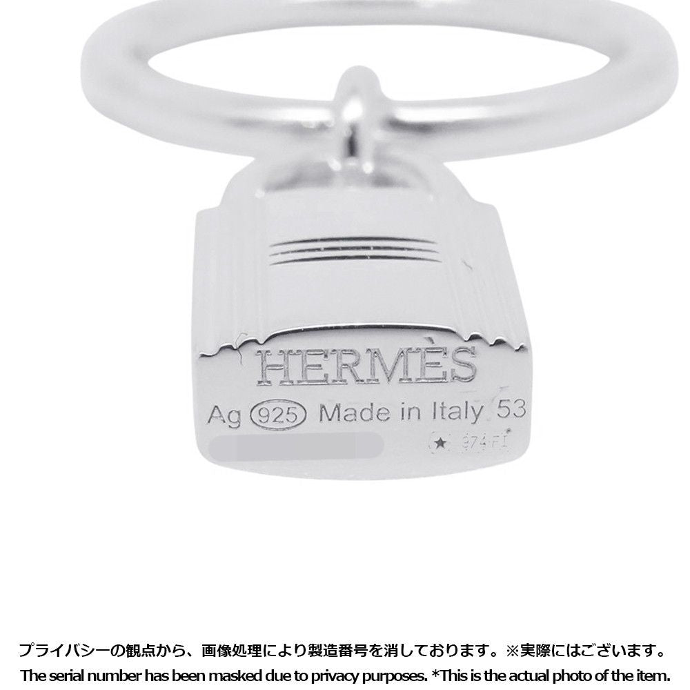 Hermes Ring Amulet Cadena Silver 53