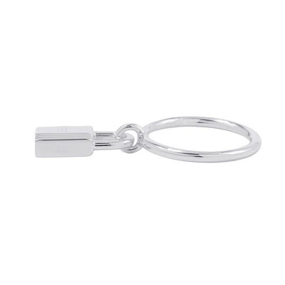 Hermes Ring Amulet Cadena Silver 53