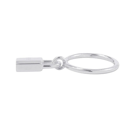 Hermes Ring Amulet Cadena Silver 53