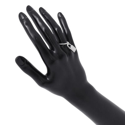 Hermes Ring Amulet Cadena Silver 53