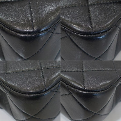 Chanel Mini Matelasse Shoulder Bag Leather Pearl BK Gdhardware Random