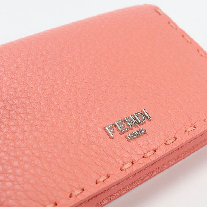 Fendi Selleria Card Case 8 M0501 Business Holder Calf