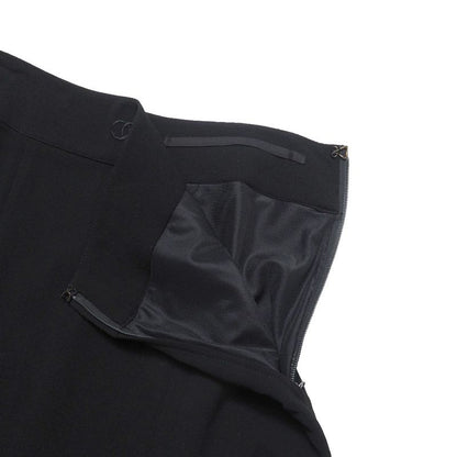 Chanel Vintage Skirt 38 CC Logo Black