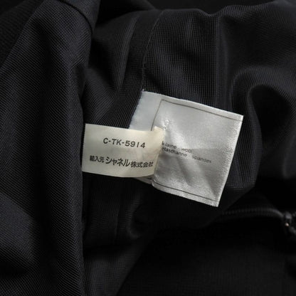 Chanel Vintage Skirt 38 CC Logo Black