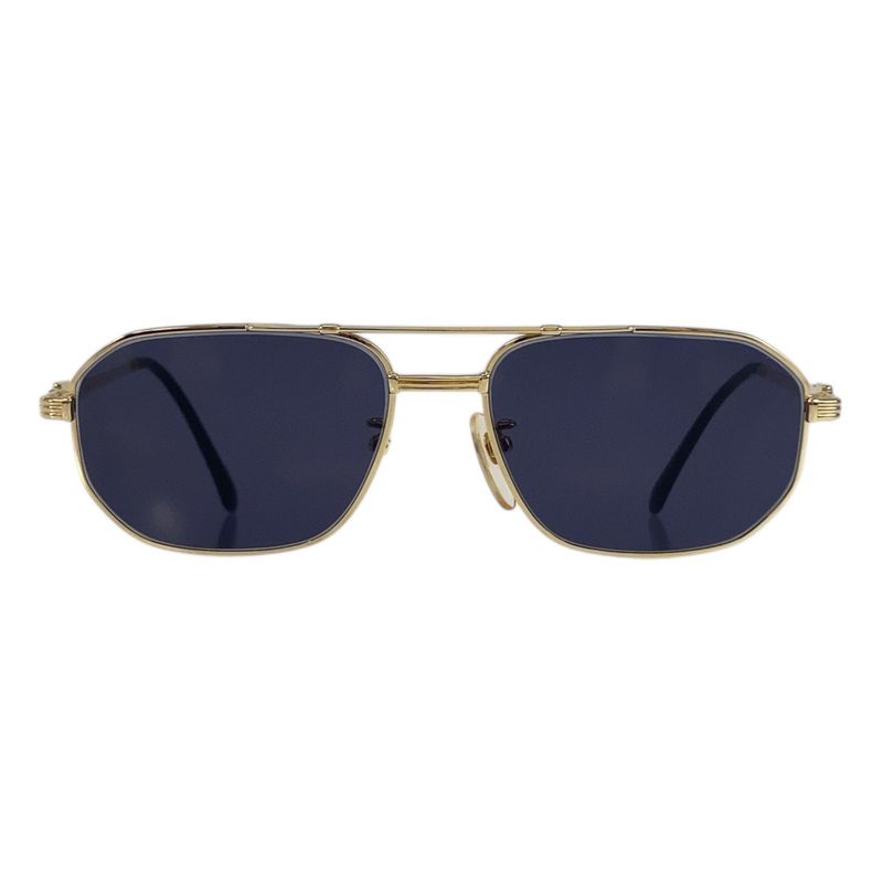 YVES Saint Laurent Yves Saint Laurent Vintage YSL Gold Navy 55▫16 142 Sunglasses