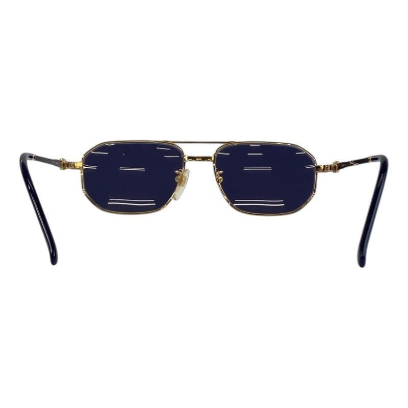 YVES Saint Laurent Yves Saint Laurent Vintage YSL Gold Navy 55▫16 142 Sunglasses