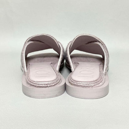 Loewe Slide Sandals Jute 39 Lavender
