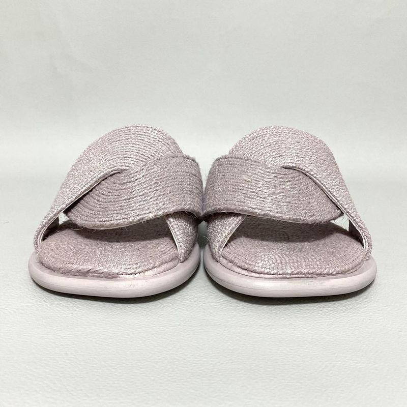 Loewe Slide Sandals Jute 39 Lavender
