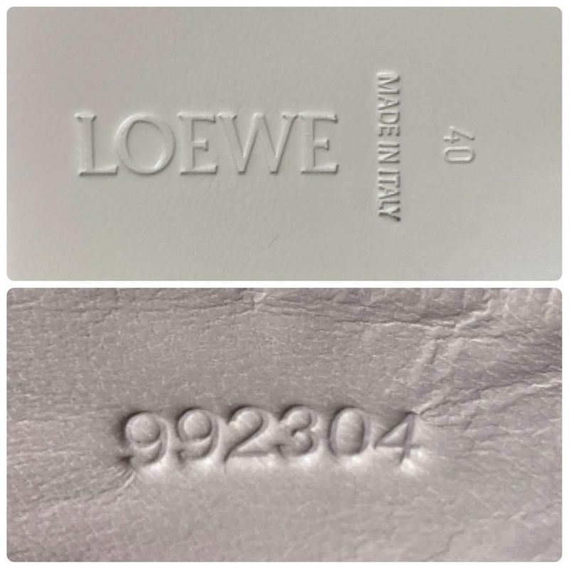 Loewe Slide Sandals Jute 40 Lavender