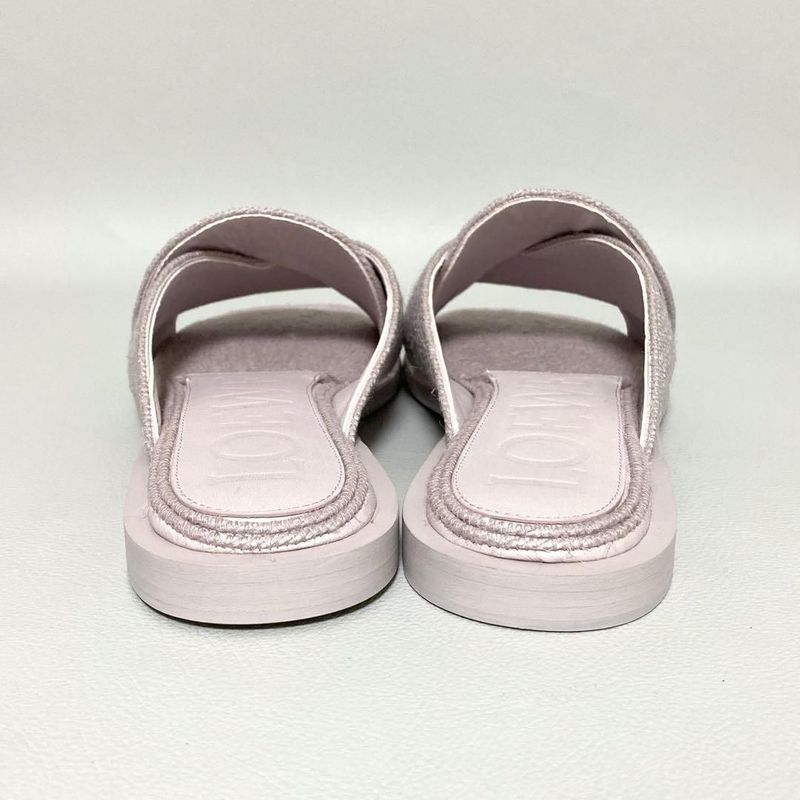 Loewe Slide Sandals Jute 40 Lavender