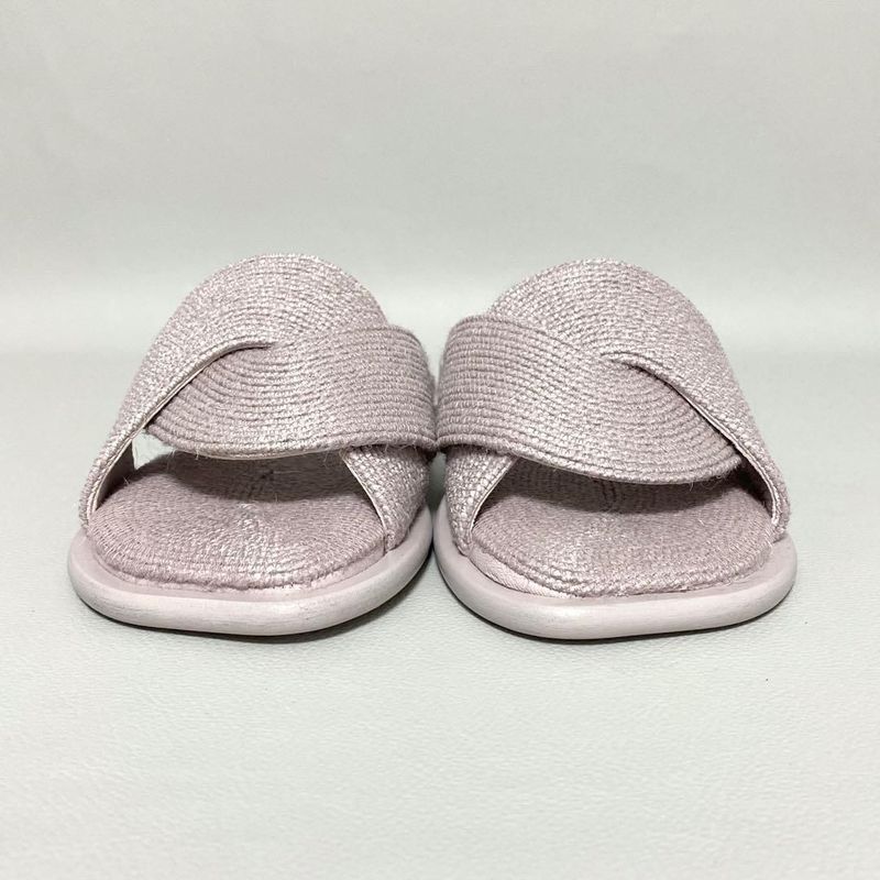 Loewe Slide Sandals Jute 40 Lavender