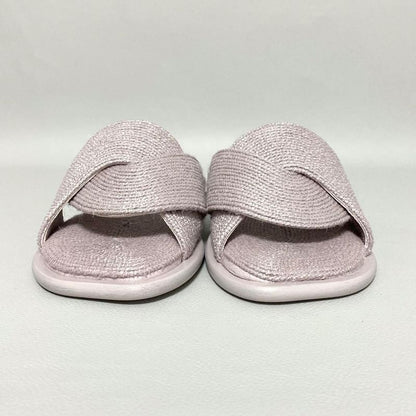 Loewe Slide Sandals Jute 40 Lavender