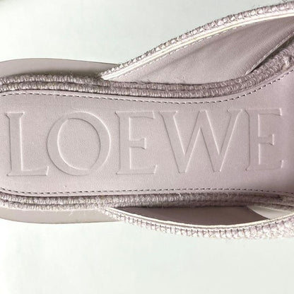 Loewe Slide Sandals Jute 36 Lavender