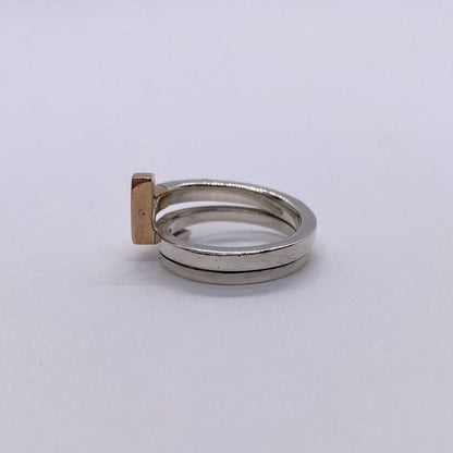 Tiffany & Co T Square Wrap Ring 18k Pink Gold