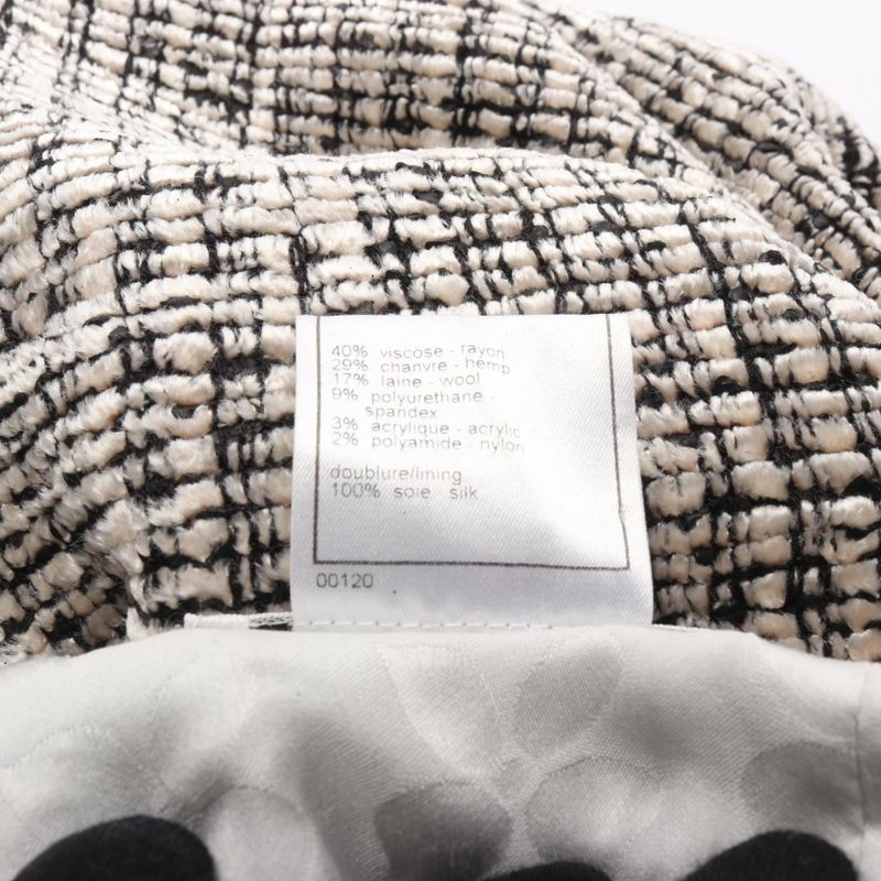 Chanel Dress Coco Mark Tweed Rayon Wool Dress Women's Used A