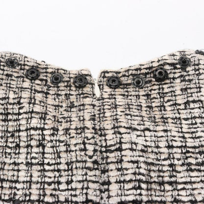 Chanel Dress Coco Mark Tweed Rayon Wool Dress Women's Used A