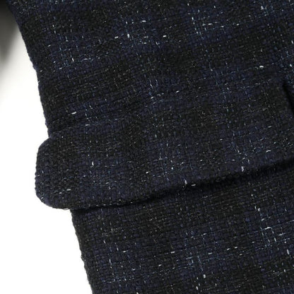 Chanel Bijou Lion Button Iridescent Wool Tweed Double Breasted Wool Nylon Coat