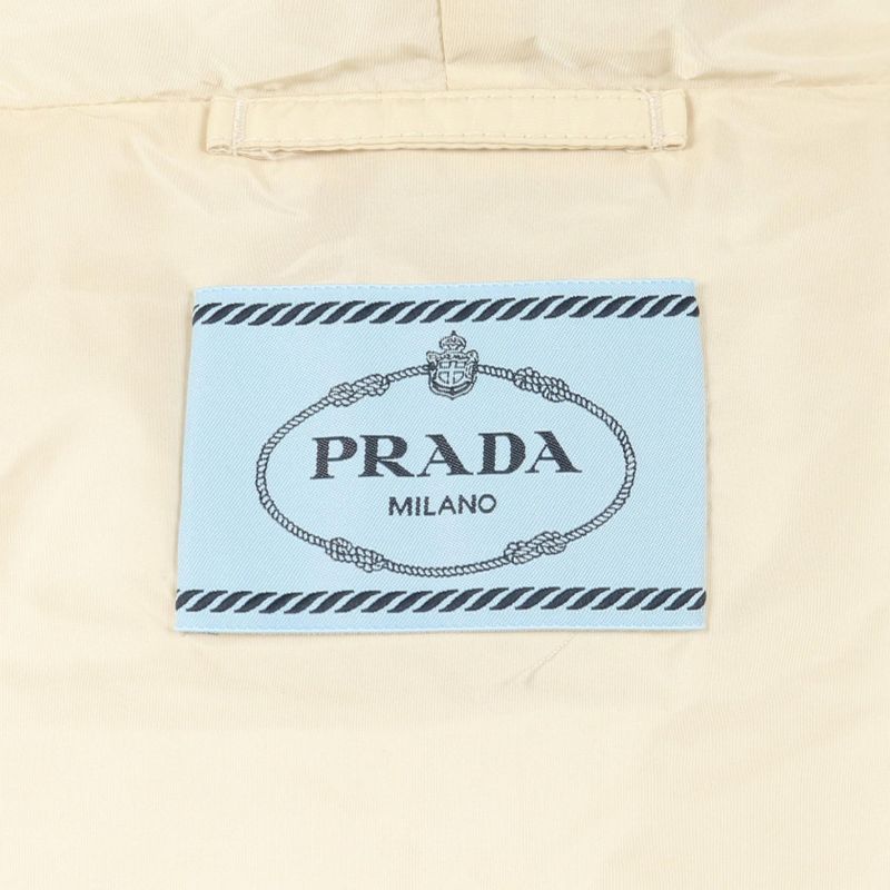 Prada Blouson Jacket Re-nylon Lightweight Hooded Padded Zip Up Jacket Nylon