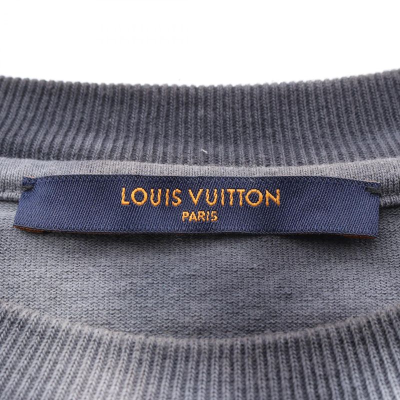 Louis Vuitton Short Sleeve T-shirt Inside Out Tie Dye Cotton T-shirt Men's Used