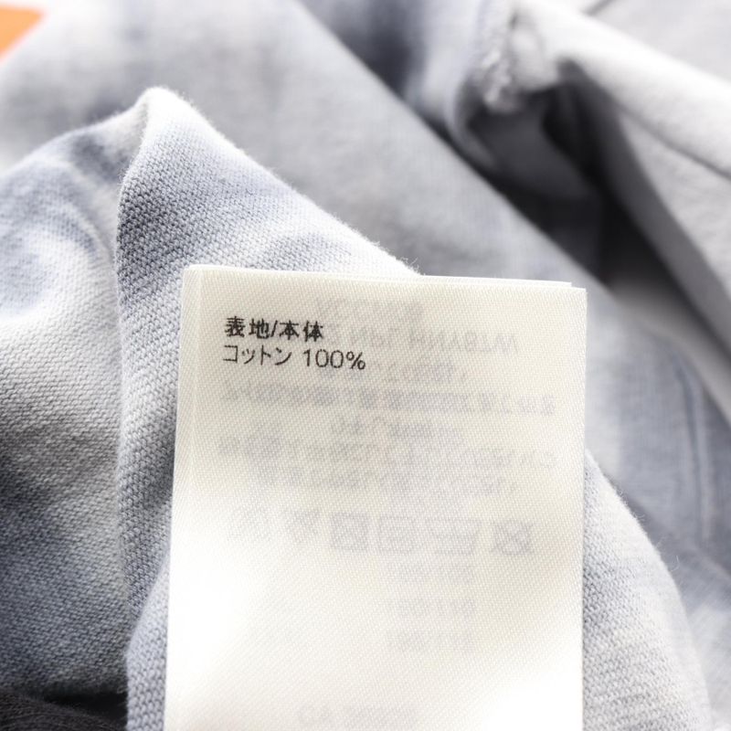 Louis Vuitton Short Sleeve T-shirt Inside Out Tie Dye Cotton T-shirt Men's Used