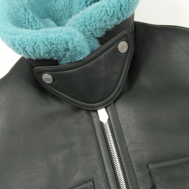 Hermes Serie Button Other Shearling Coat Men's Used A
