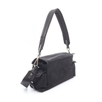 Prada Handbag Explorer 1bd394rdlnf0002 Black Nylon Leather Shoulder Bag Ladies