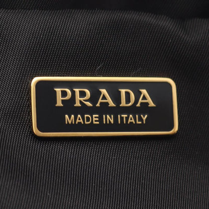 Prada Handbag Explorer 1bd394rdlnf0002 Black Nylon Leather Shoulder Bag Ladies
