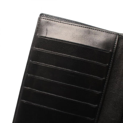 Chanel Bifold Long Wallet Coco Mark A13498 Black Leather Coco Mark Bifold
