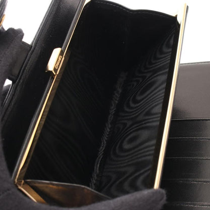 Chanel Bifold Long Wallet Coco Mark A13498 Black Leather Coco Mark Bifold
