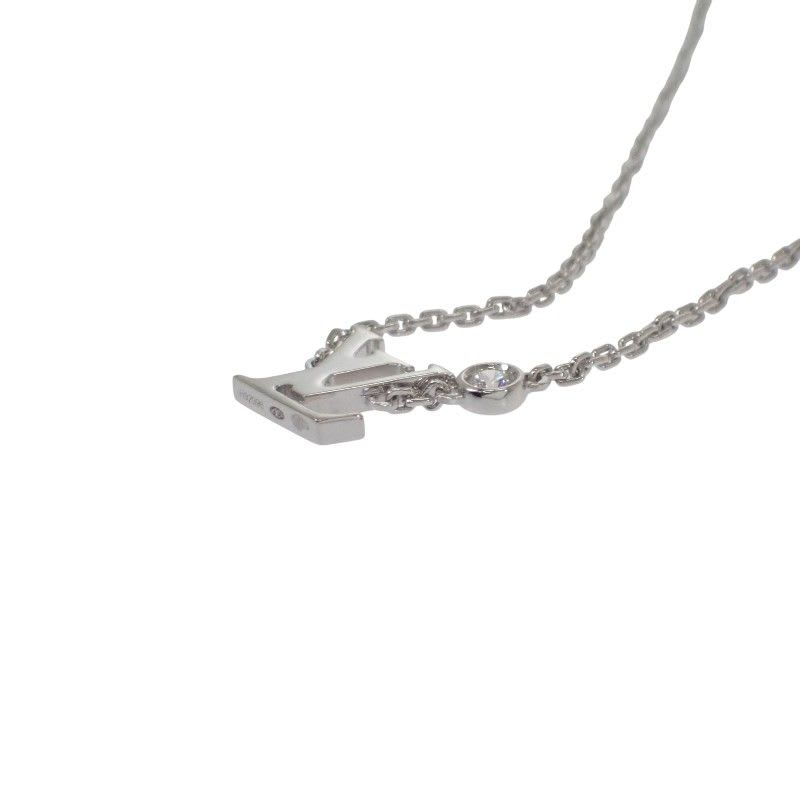 Louis Vuitton Pendant Ideal Blossom Necklace 18Kwhite Gold Diamond