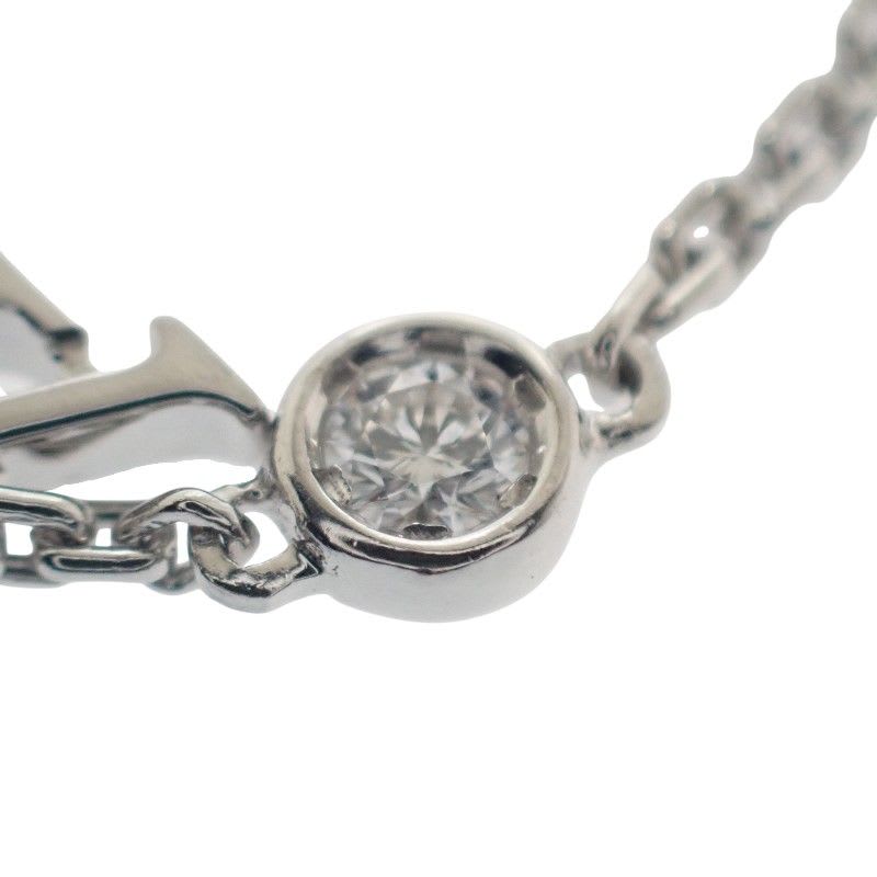 Louis Vuitton Pendant Ideal Blossom Necklace 18Kwhite Gold Diamond