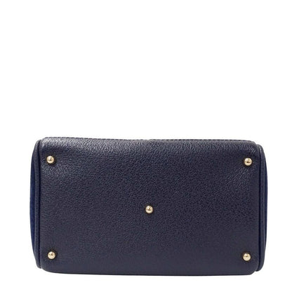 Gucci Bag Shoulder 2-Way Bamboo Suede Navy 000/123