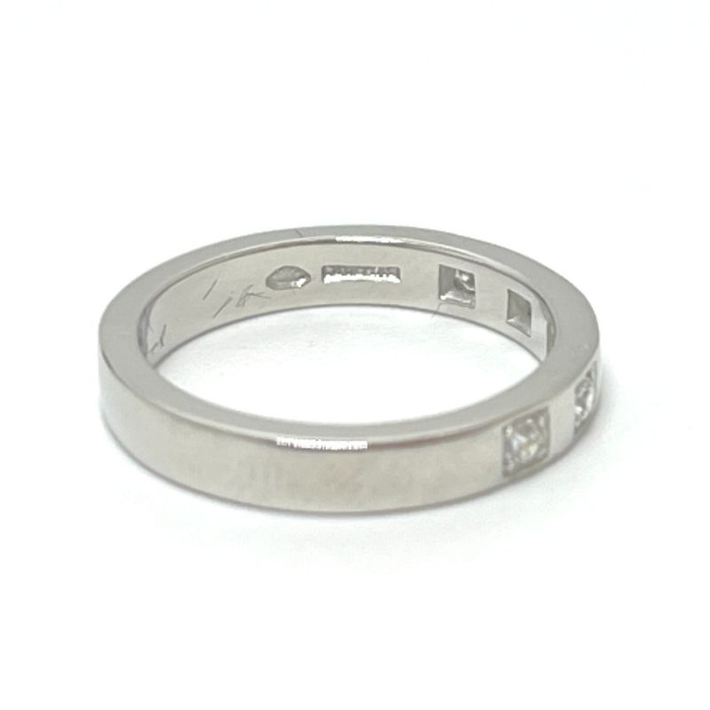 Bvlgari Ring Marie Me 5P Diamond Pt950 Silver
