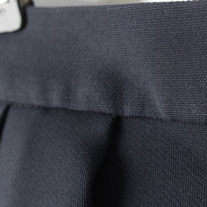 Christian Dior Wool Silk Pleated Mini Skirt Bottoms 041j45a1166 Dark Navy 36