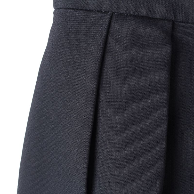 Christian Dior Wool Silk Pleated Mini Skirt Bottoms 041j45a1166 Dark Navy 36