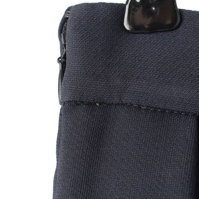 Christian Dior Wool Silk Pleated Mini Skirt Bottoms 041j45a1166 Dark Navy 36