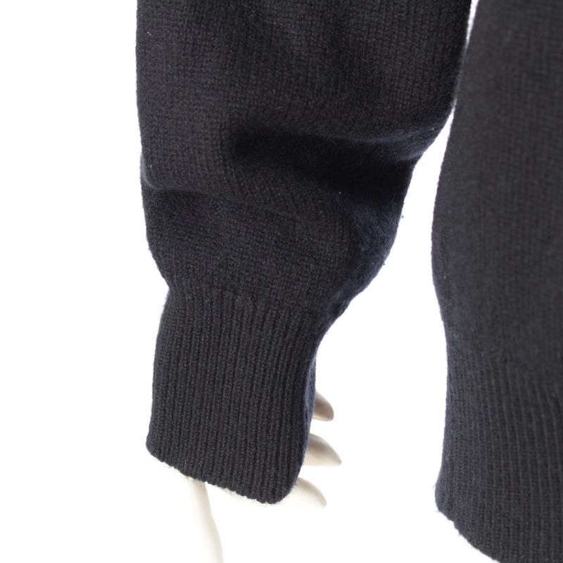 Hermes Cashmere Spider Motif Knit Cardigan Tops Black M