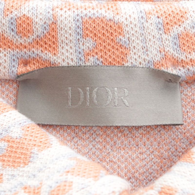 Christian Dior 20SS Cotton Oblique All Over Pattern Long Sleeve Shirt Tops